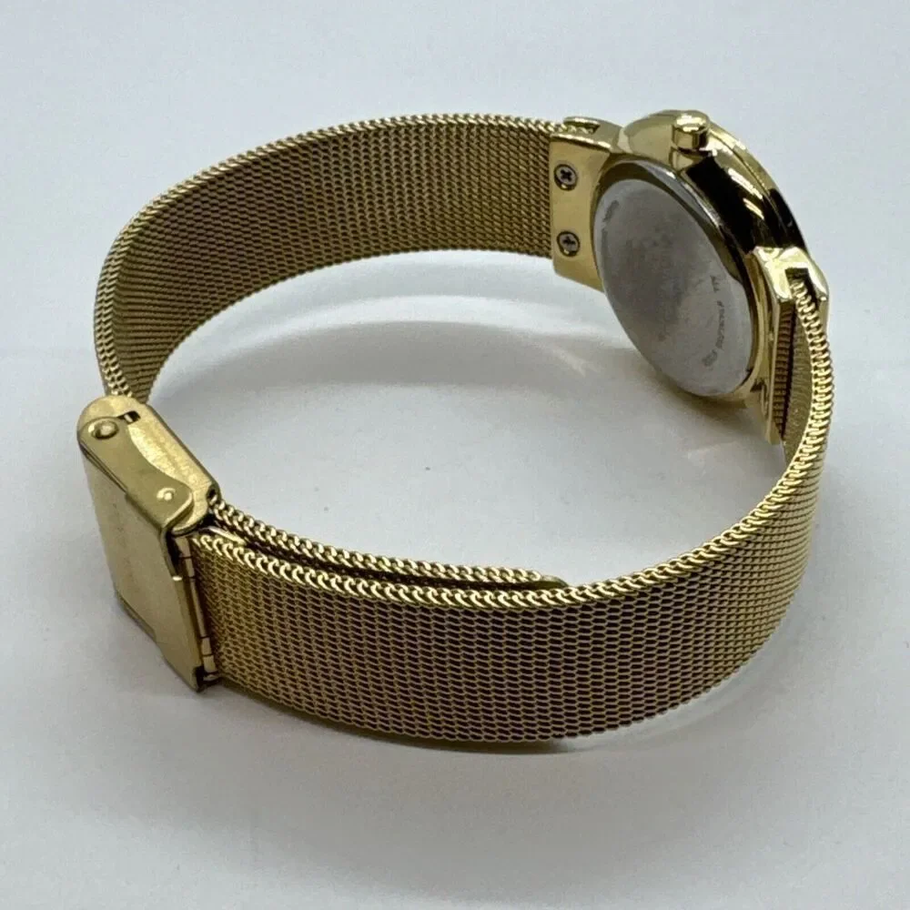 Skagen Freja 358SGGD Women's Gold Stainless Steel Analog Dial Wrist Watch JNA567